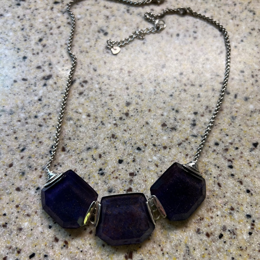 Silpada Blue Grotto Lapis & Rock Crystal Necklace N3024